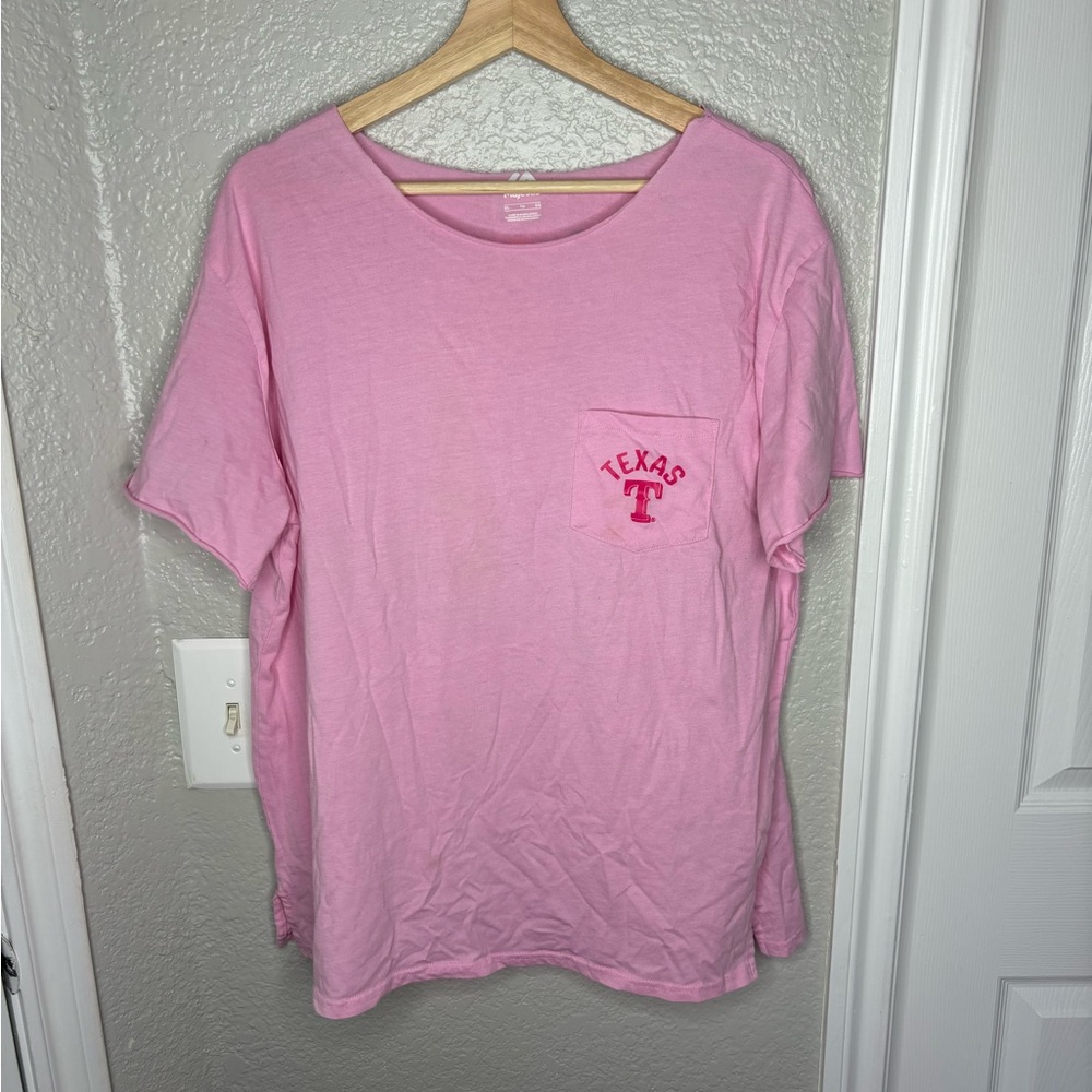 Texas Rangers Cutoff Graphic T Shirt